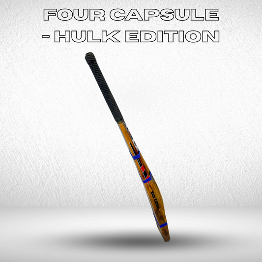 FOUR CAPSULE Hulk Edition | Hard Tennis Cricket Bat