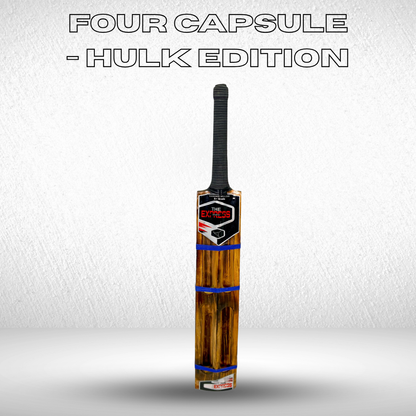 FOUR CAPSULE Hulk Edition | Hard Tennis Cricket Bat