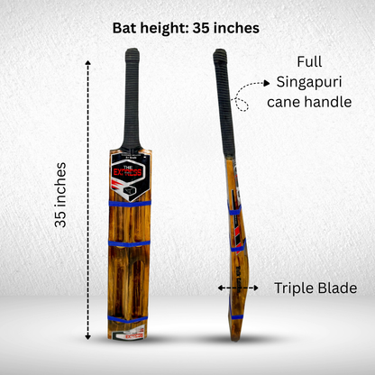 FOUR CAPSULE Hulk Edition | Hard Tennis Cricket Bat