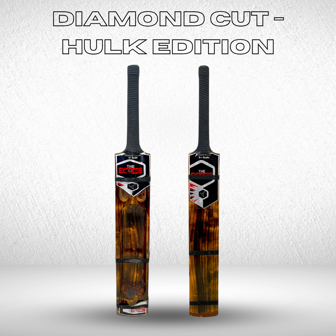 DIAMOND CUT Hulk Edition | Hard Tennis Cricket Bat
