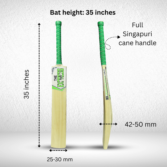 Leather Cricket Bat – English Willow Grade C
