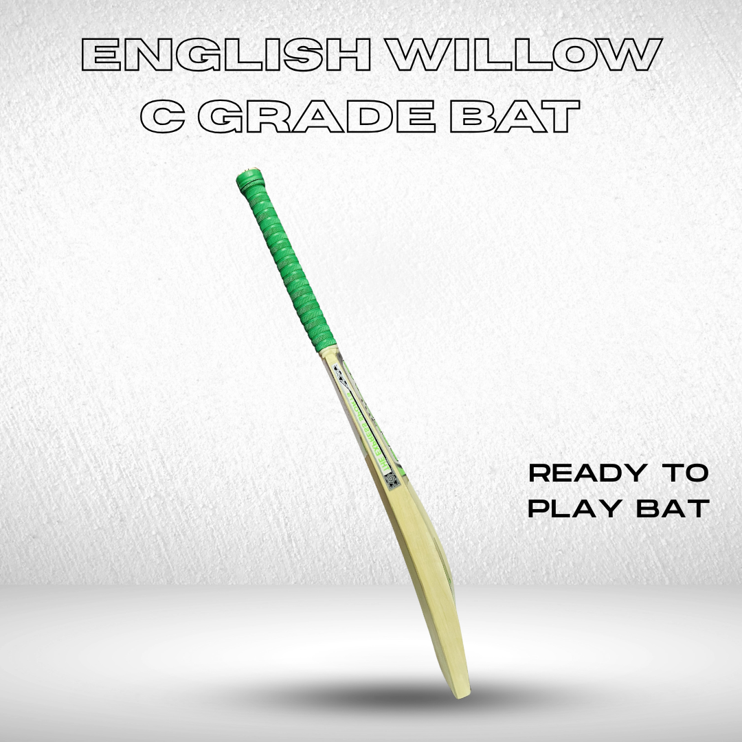 Leather Cricket Bat – English Willow Grade C