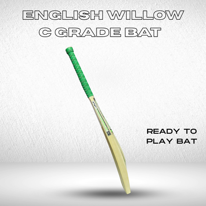 Leather Cricket Bat – English Willow Grade C