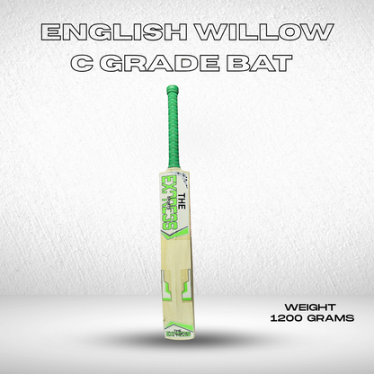 Leather Cricket Bat – English Willow Grade C